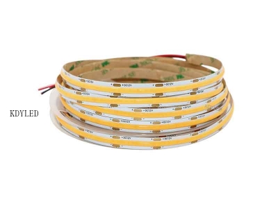 320led single color Ra90 10mm wide cob led strip light