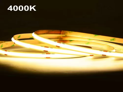 480 led single color Ra90 8mm wide cob led strip light