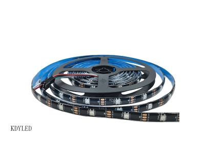 5V WS2812B 30LEDs/M IP65 Black RGB Digital Strip