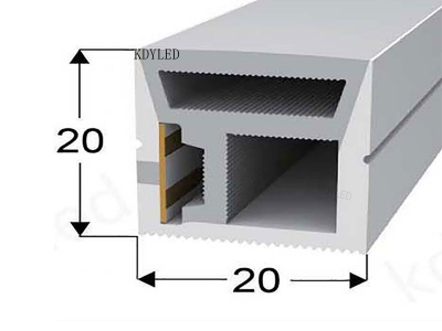 Economical T2020-2 LED Strip Silicone Tube